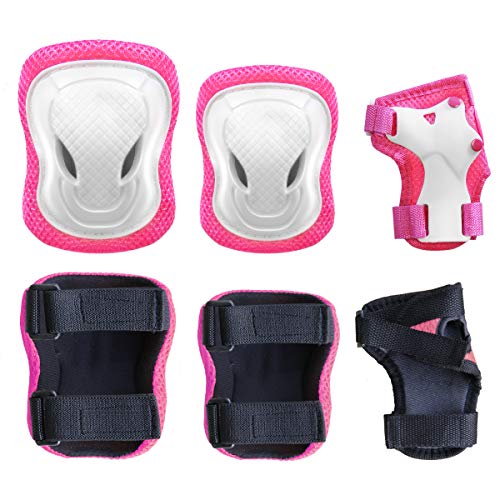Kids Pink Safety Protection For Scooters, Bikes, Skateboards
