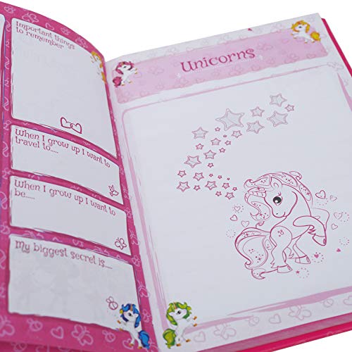 Unicorn Secret Diary For Girls 