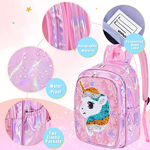 Sequined Sparkly Girls Backpack | Unicorn