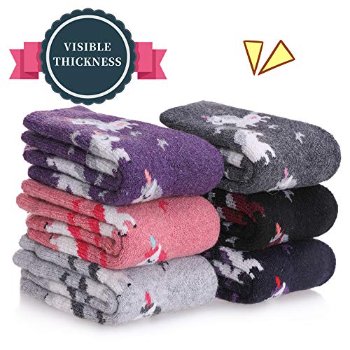 Thick Winter Unicorn Socks Multi-coloured 