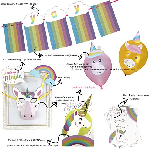 All in One Complete Unicorn Party Kit