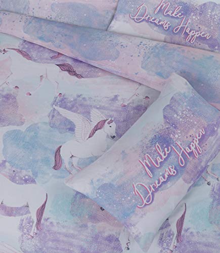 Lilac Pegasus Duvet Cover Double