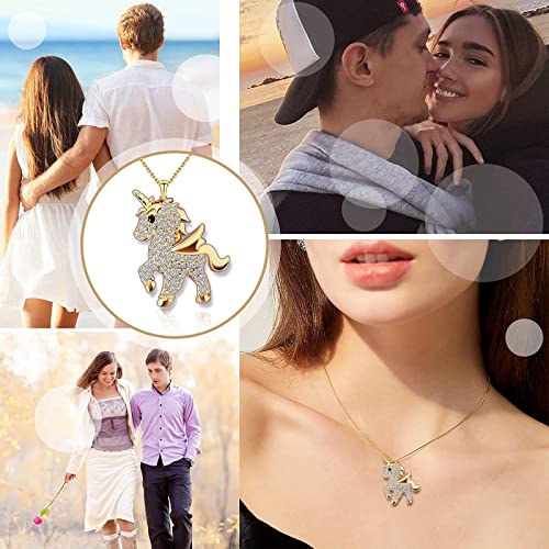 Stunning Unicorn Necklace For Girls, Women, Teens 