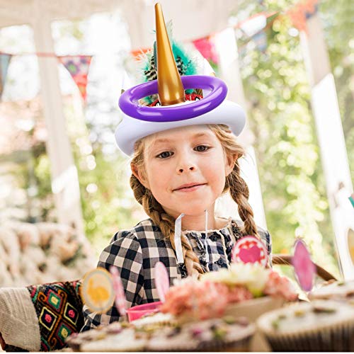 Unicorn Inflatable Horn Toss Game 