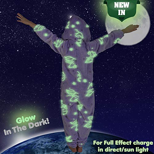 Glow In The Dark Unicorn Onesie Lavender