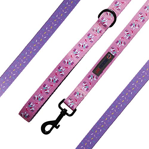 Unicorn Dog Collar | Lilac & Pink 