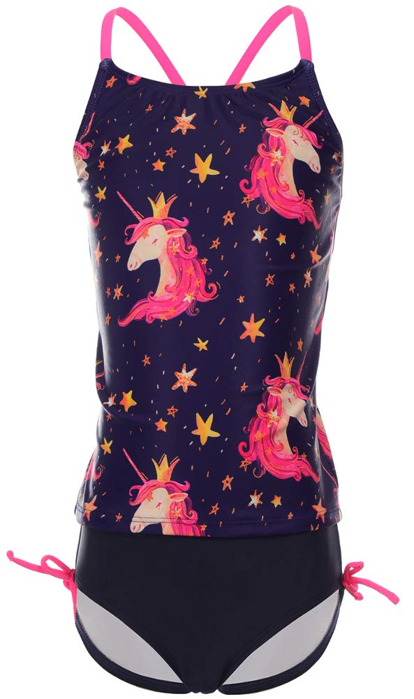 unicorn swimsuit for girls 6-14 years old