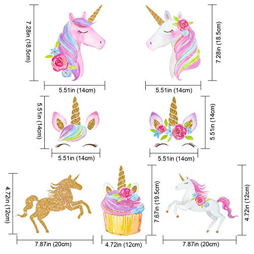 Removable Unicorn Wall Stickers 