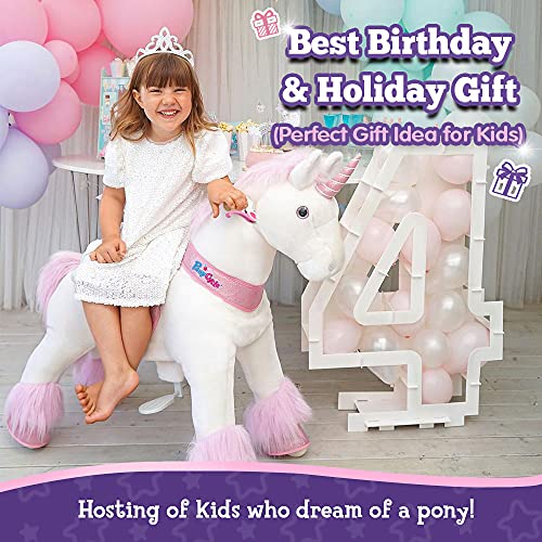 Girls Unicorn Gift Idea | Unicorn Ride On Plush Toy 
