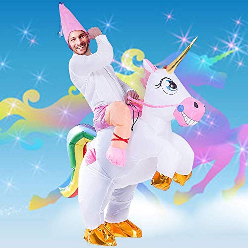 Adults Fun Unicorn Inflatable Fancy Dress