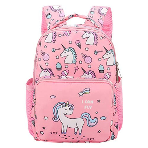 Cute Pink Unicorn Backpack For Girls | School Bag