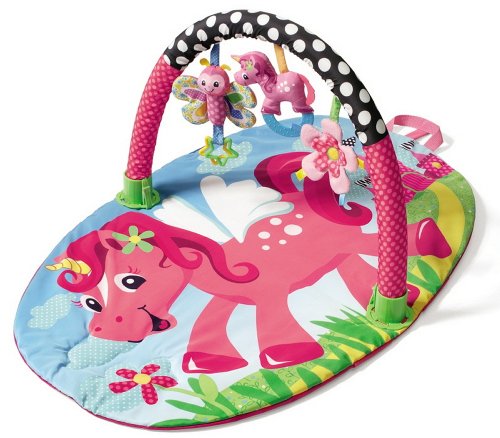 Bright, colourful Unicorn Baby Gym, Playmat