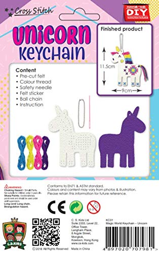 Unicorn gift idea keychain set