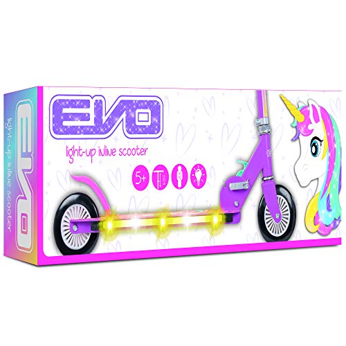 Evo Unicorn Design Light Up Scooter 