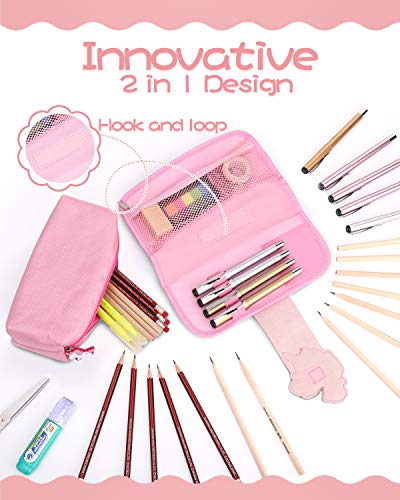 Cute Unicorn Pencil Case | Pink | Large