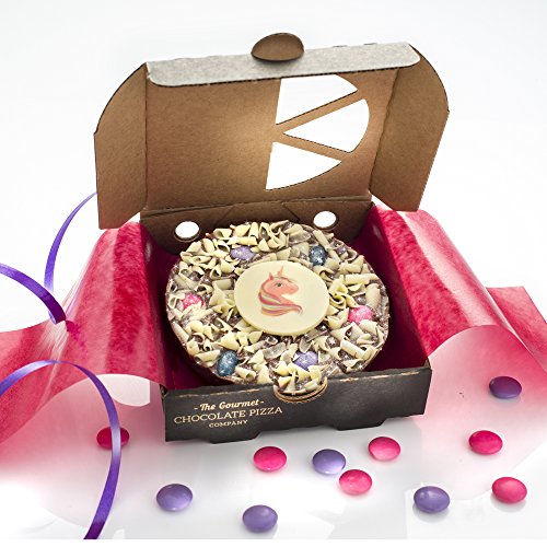 Magical Unicorn | Gourmet Chocolate Pizza | Mini Belgian Chocolate Pizza 4"