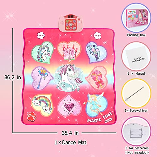 Unicorn Dance Mat | Pink | LED Display 
