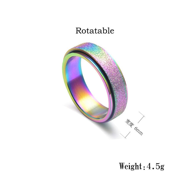 Rainbow Unicorn Ring For Girls and Women - Glittery Sparkle / Cute