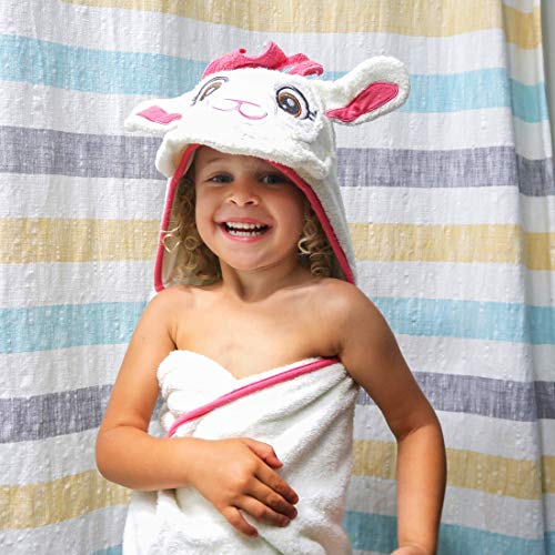 Kids Unicorn Llama Hooded Towel