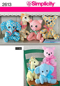 Sewing Pattern | Simplicity | 2613 Crafts | Stuffed Animals Unicorn