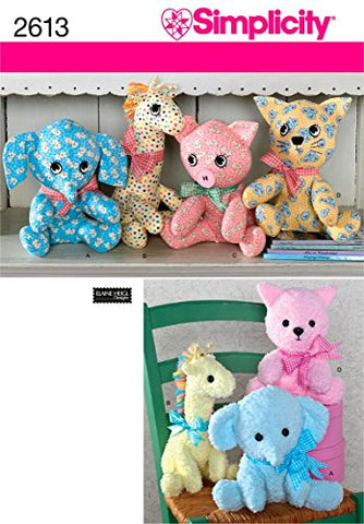 Sewing Pattern | Simplicity | 2613 Crafts | Stuffed Animals Unicorn