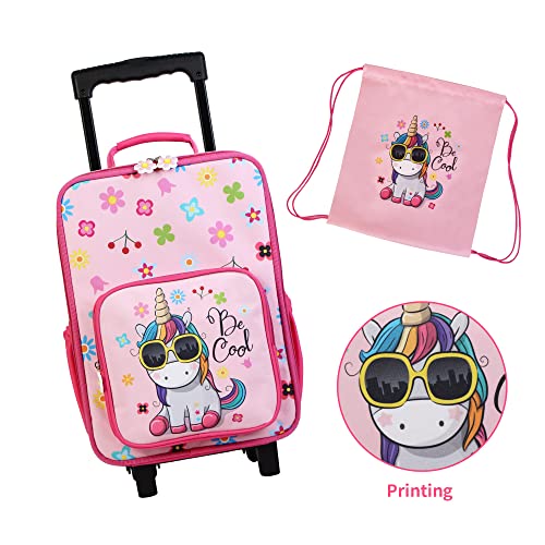 Unicorn Suitcase | For Girls | Pink 