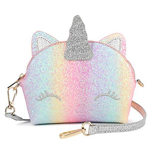 Cute Rainbow Unicorn Crossbody Bag | Handbag | For Girls 
