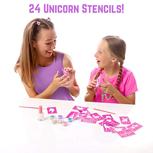 GirlZone Unicorn Glitter Tattoo Studio | Great Gift For Girls