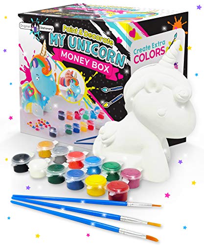 Decorate And Paint Your Own Unicorn Money Box | Birthday Gift Idea