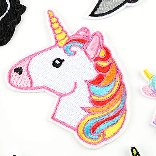 Rainbow Unicorn Iron On Sew On Patch 