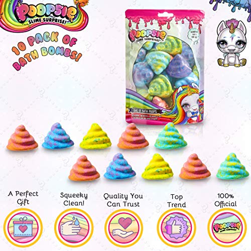 Scented Unicorn Bath Bombs For Kids Gift Set