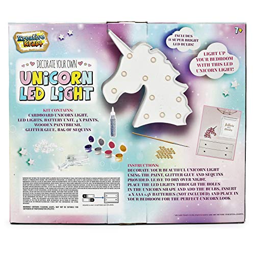 Unicorn Led Light Kit Bedroom Accessories Home Decoration Arts and Crafts DIY