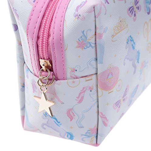 Unicorn Princess Make Up Bag pastel colours
