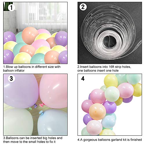 Unicorn Balloon Decorations Kit 