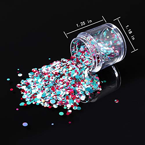 Unicorn Glitter Chunky Glitter Festival Cosmetic Glitter Body Glitter Sparkling Decoration Glitter for Hair and Nails