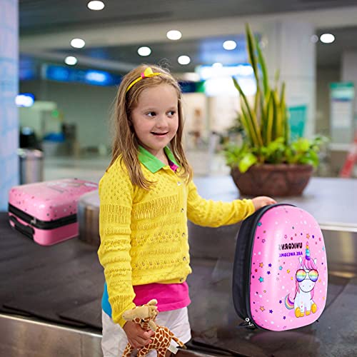 Cute Unicorn Suitcases | For Kids | Pink
