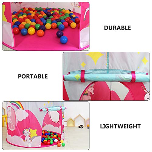 Kids Unicorn Play Tent House For Girls | Pink