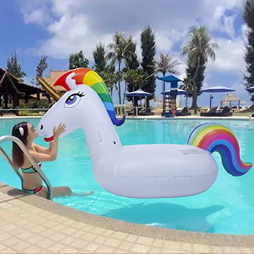 Unicorn Pool Inflatable Rainbow Unicorn 