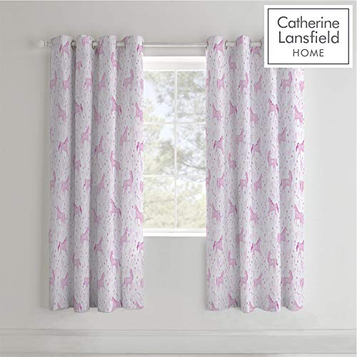 Catherine Lansfield Unicorn Curtains 