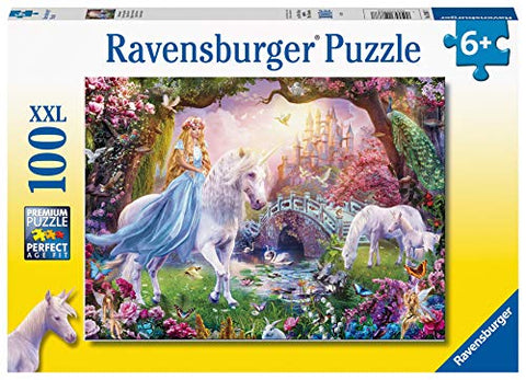 Ravensburger 12887 Magical Unicorn, Be Happy XXL 100pc Jigsaw Puzzle