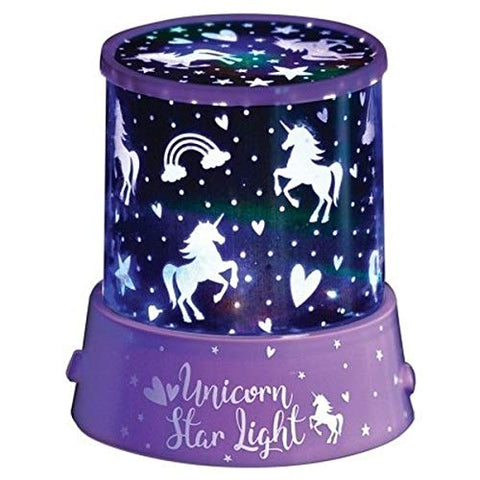 Unicorn Star Night Light Projector, Kids Bedroom in Various Designs - Purple