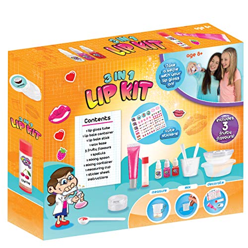 DIY Lip Balm Lipgloss and Lipstick 3in1 Craft Kit ~ For Her