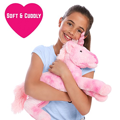 Cuddly & Soft Pink Unicorn Plush Toy 