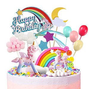 Unicorn Cake Decoration | Topper | Happy Birthday 