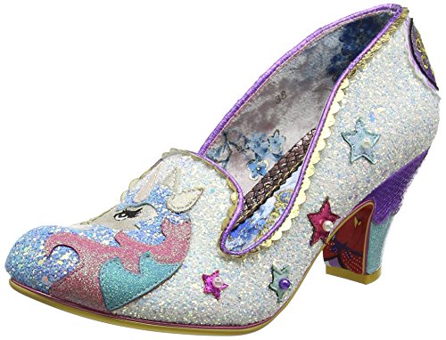 Irregular Choice Women's Little Misty Closed-Toe Heels, White (White), 6 UK 39 EU