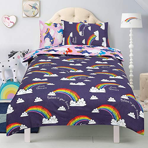 Unicorn Rainbow Double Cover 