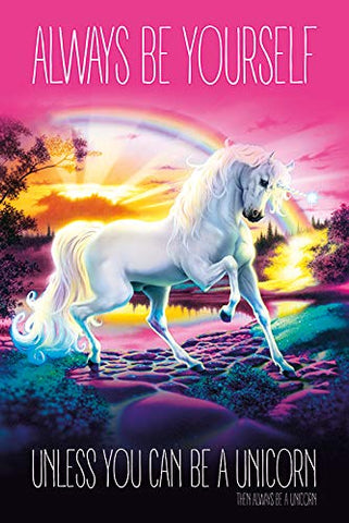 Rainbow & Unicorn Poster | Multi-Colour | Unicorn Quote