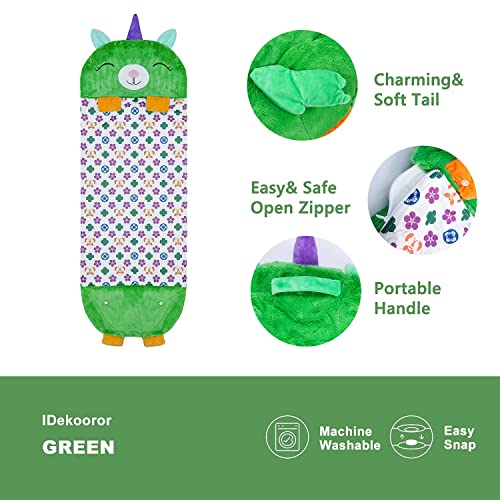 Unicorn Sleeping Bag For Kids | Green 
