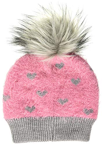 Pink & Grey Hatley Unicorn Design Woollen Hat