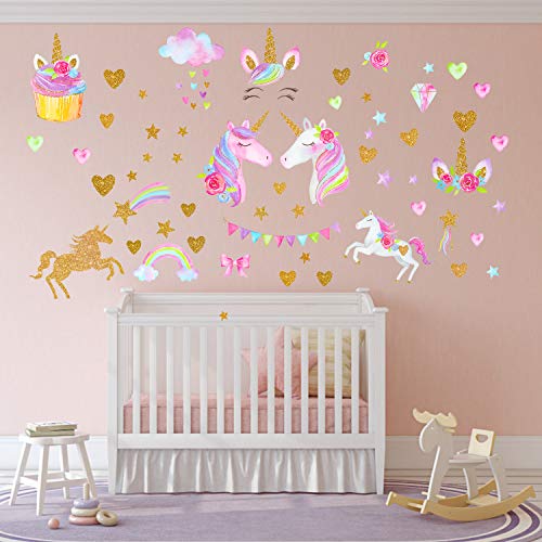 Unicorn Nursery Wall Stickers 